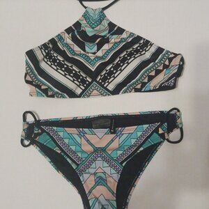 L.A. Hearts Geometric Bikini XS